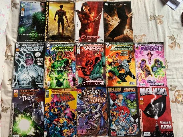 Lote Coleção HQs Gibis Quadrinhos Marvel Dc de Filmes
