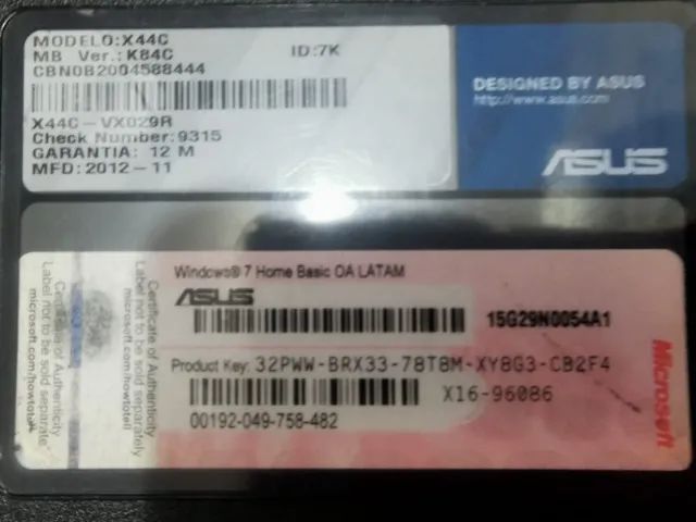 Notebook Asus X44c - Foto 4