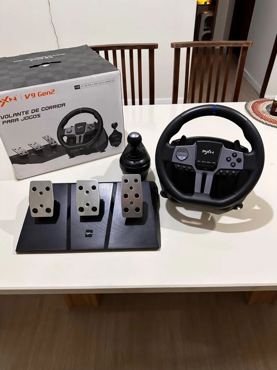 volante completo , ps4, xbox one/s e pc
