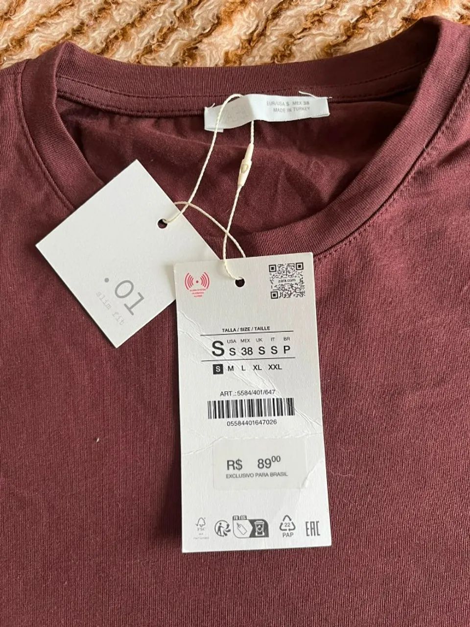 Camiseta básica Zara - Foto 2