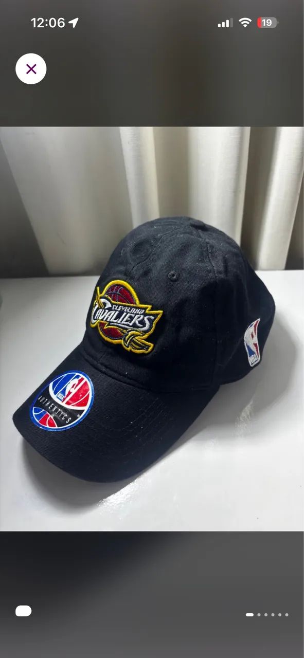 Boné Cleveland Cavaliers preto