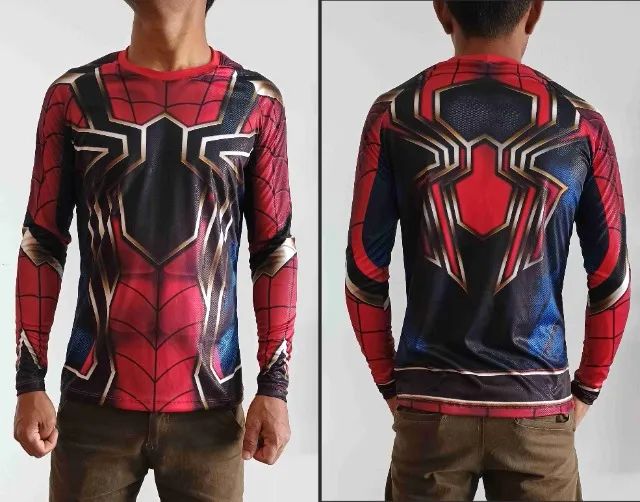 Camisa Homem Aranha UV Térmica - Foto 2