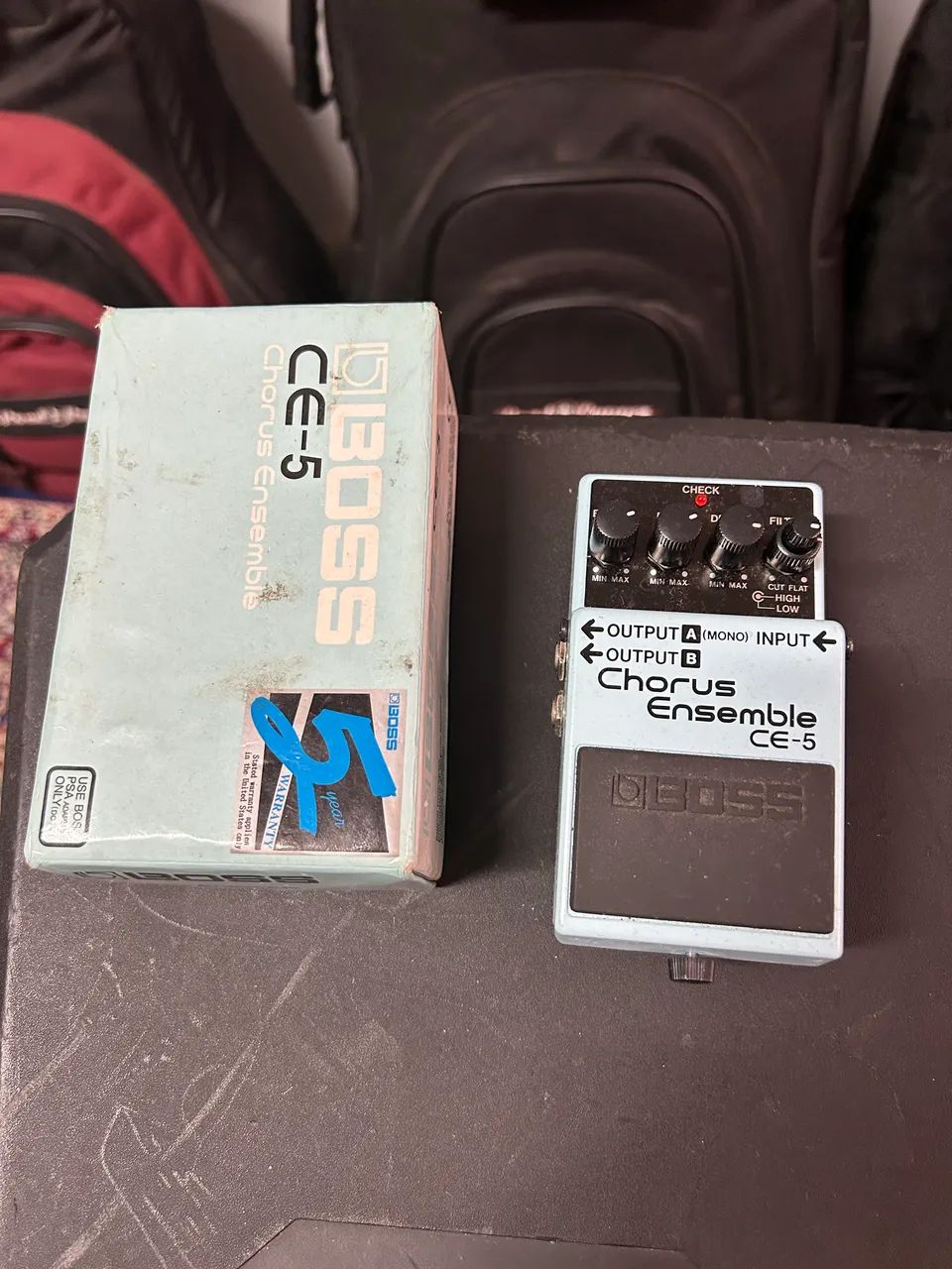 Pedal de Efeito Boss CE-5 Chorus Ensemble - Instrumentos musicais