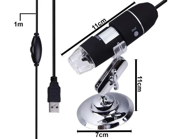 Microscópio Digital Zoom 1600x usb - Foto 4