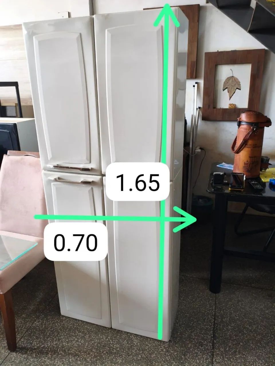 Paneleiro de aço usado porém conservado ((ENTREGO GRATIS))