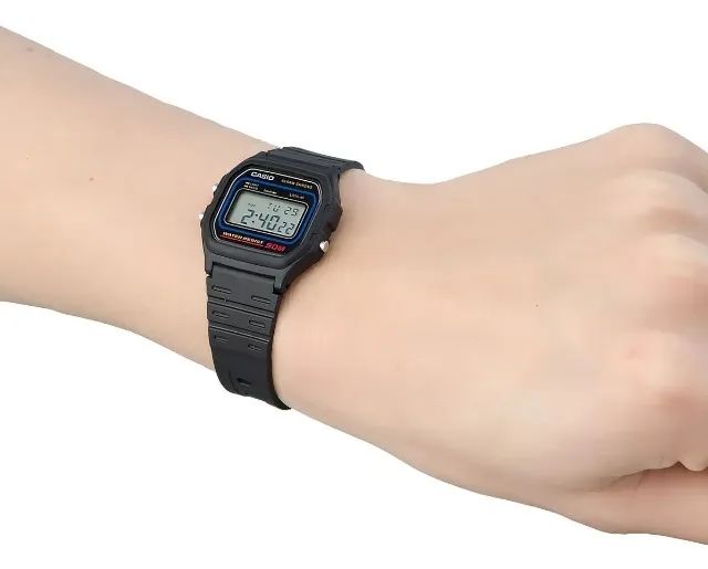 Relógio Masculino Preto W591VQ - Casio - Foto 3
