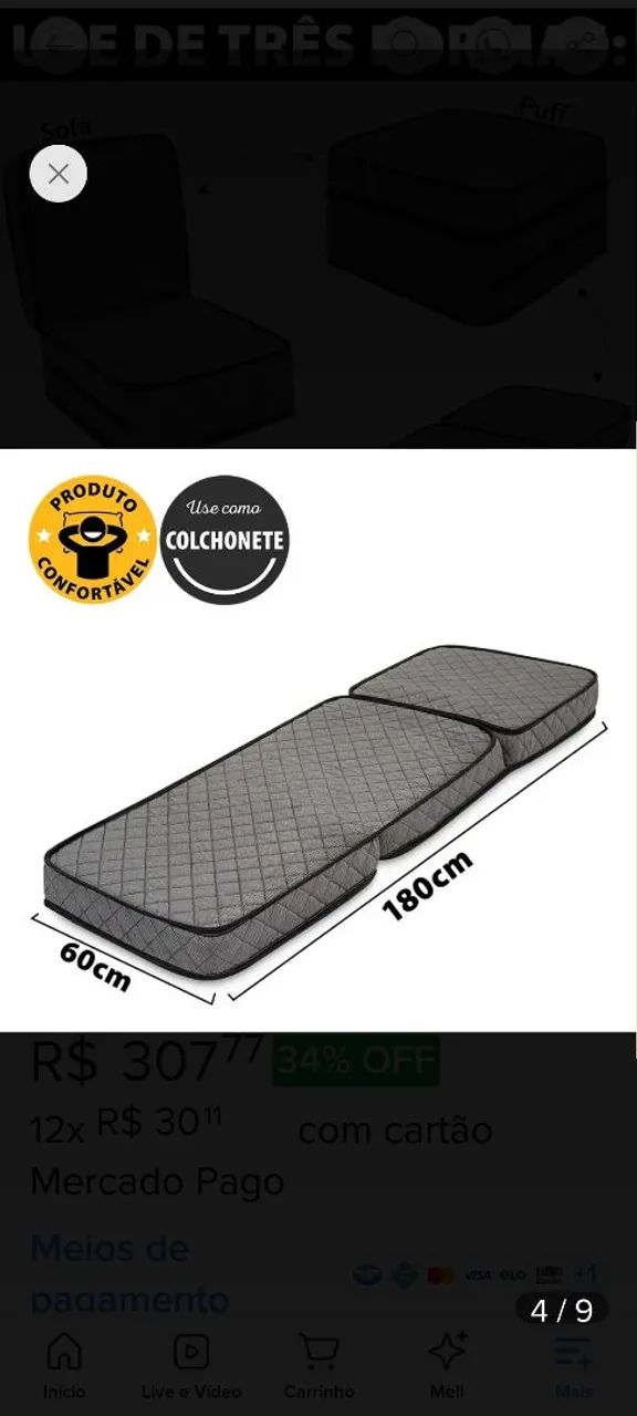 Os 03 Puffs por 300 reais ! - Foto 2