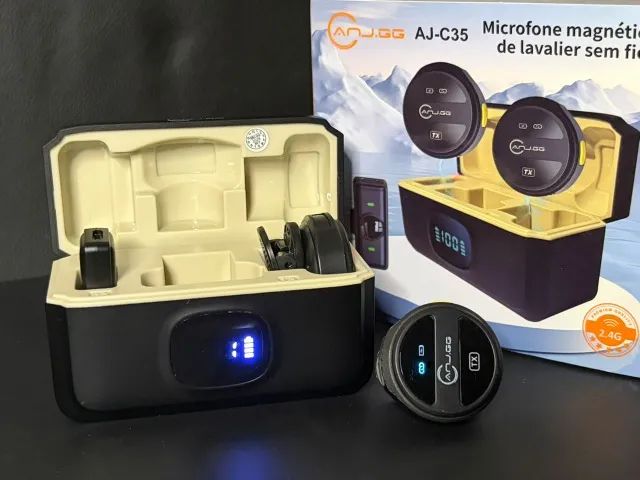 Microfone de Lapela Sem Fio - Para iphone - Foto 2