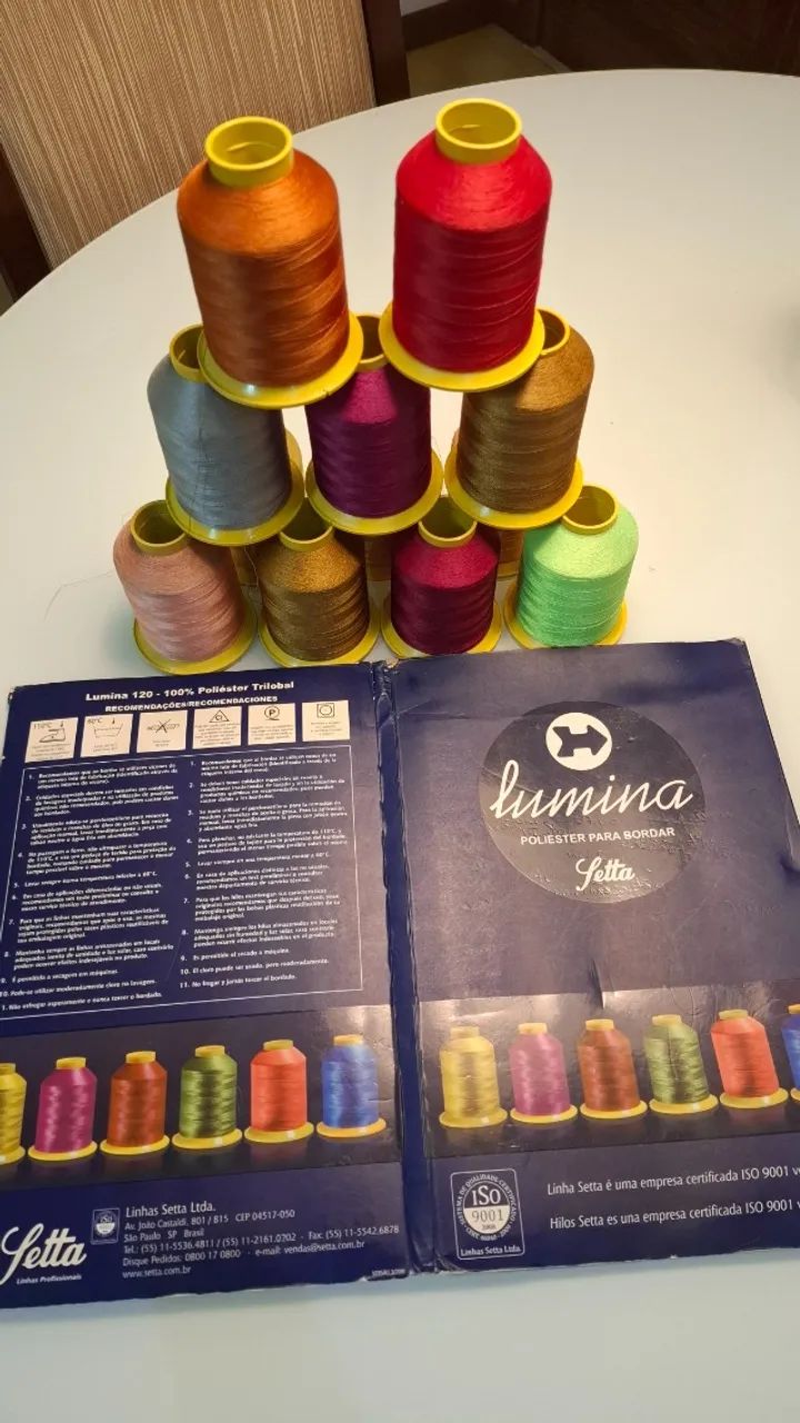 Linhas de bordados, 4.000m metade do preço! - Foto 3