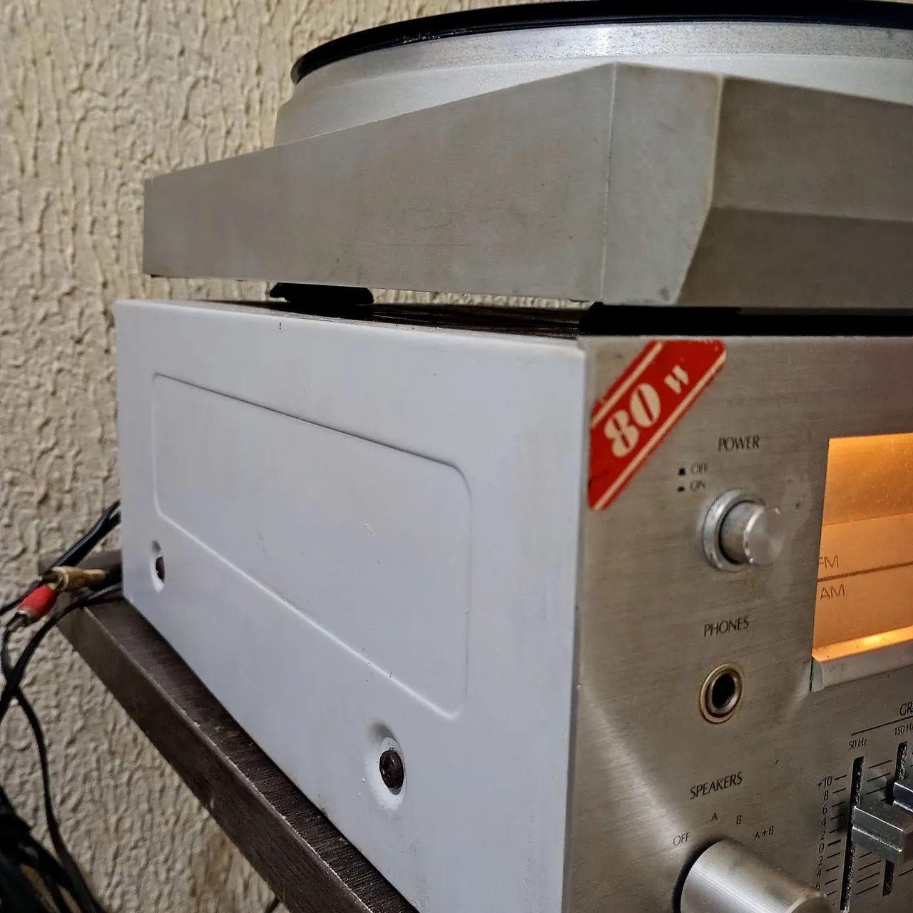 Conjunto polyvox clássico do anos 70 receiver e toca discos funcionando perfeitamente 