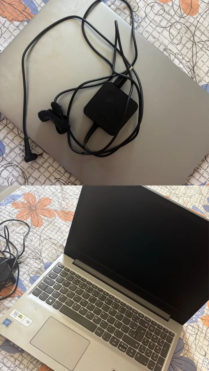 Vendo notebook Lenovo Intel Celeron N4020 com memória RAM de 4GB. - Foto 2