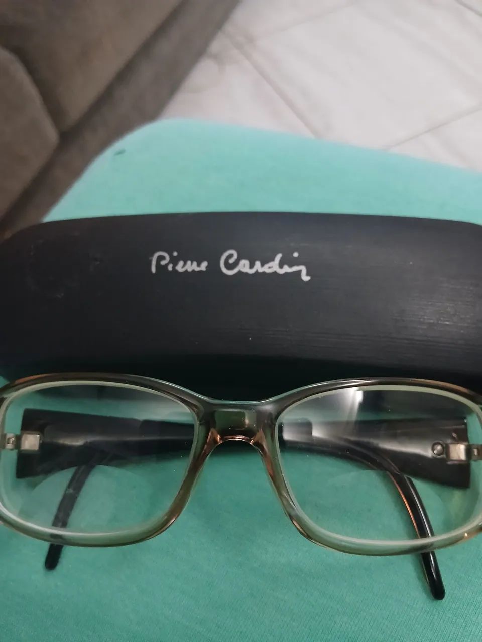 ARMAÇÃO DE ÓCULOS GRAU PIERRE CARDIN PC 6332 ORIGINAL + ESTOJO  - Foto 2