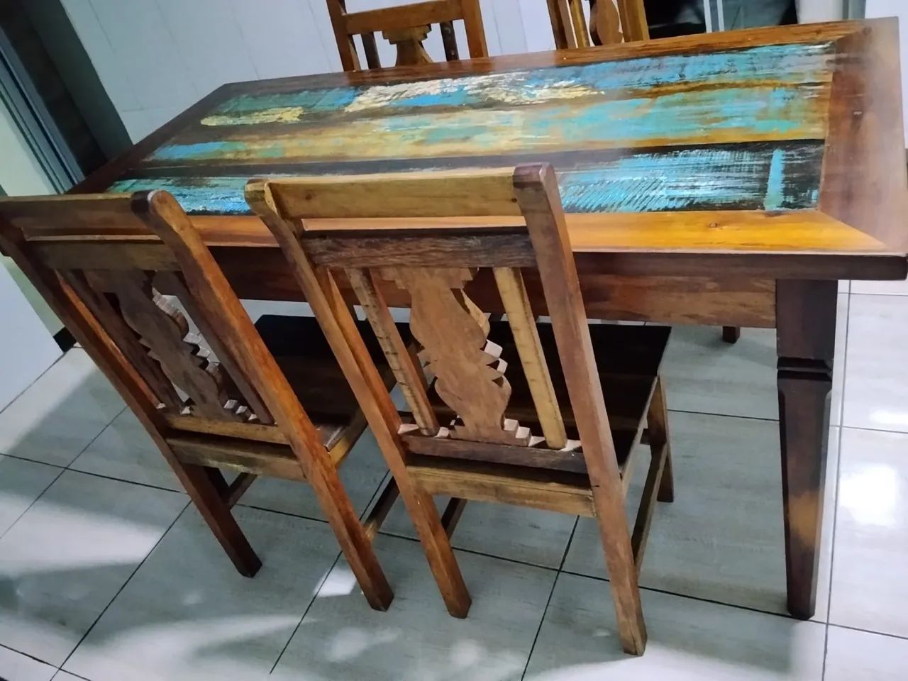Mesa madeira demolição  - Foto 4