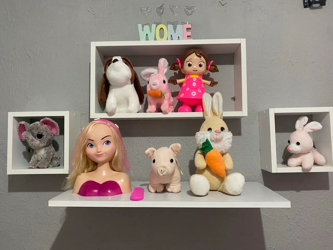 Kit nichos em mdf 