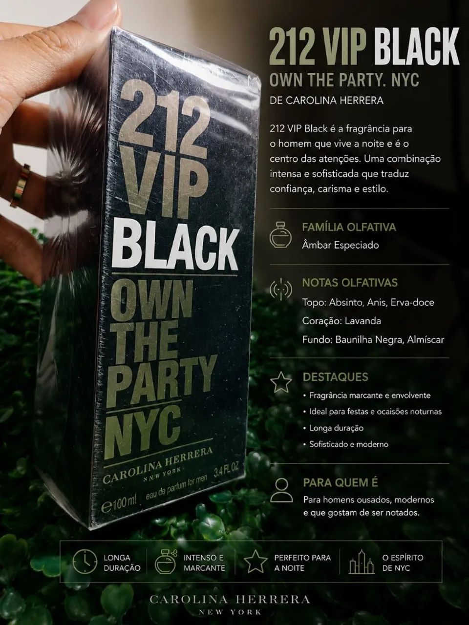 Carolina Herreira 212 Vip Black 