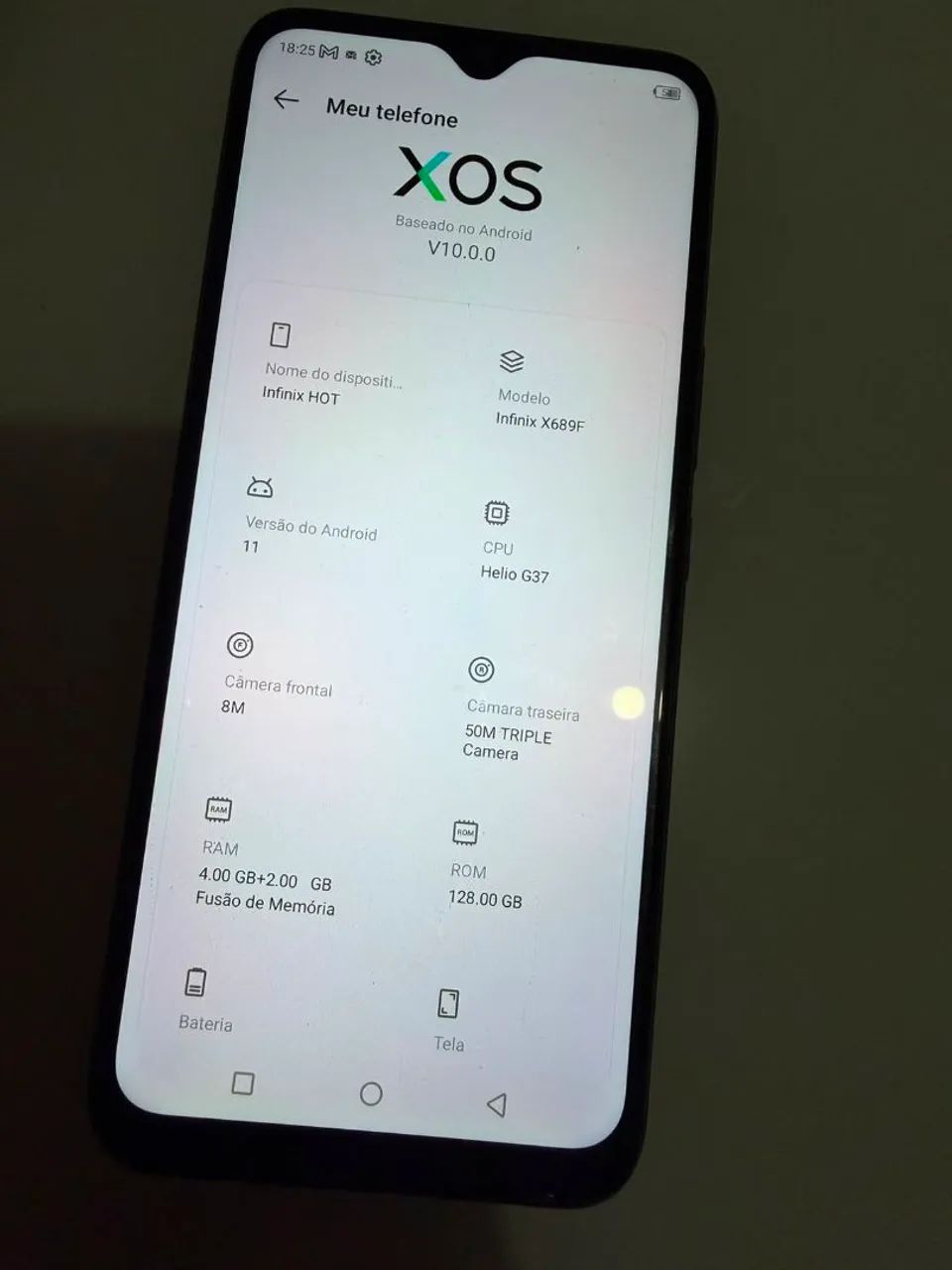 Smartfone infinix hot11