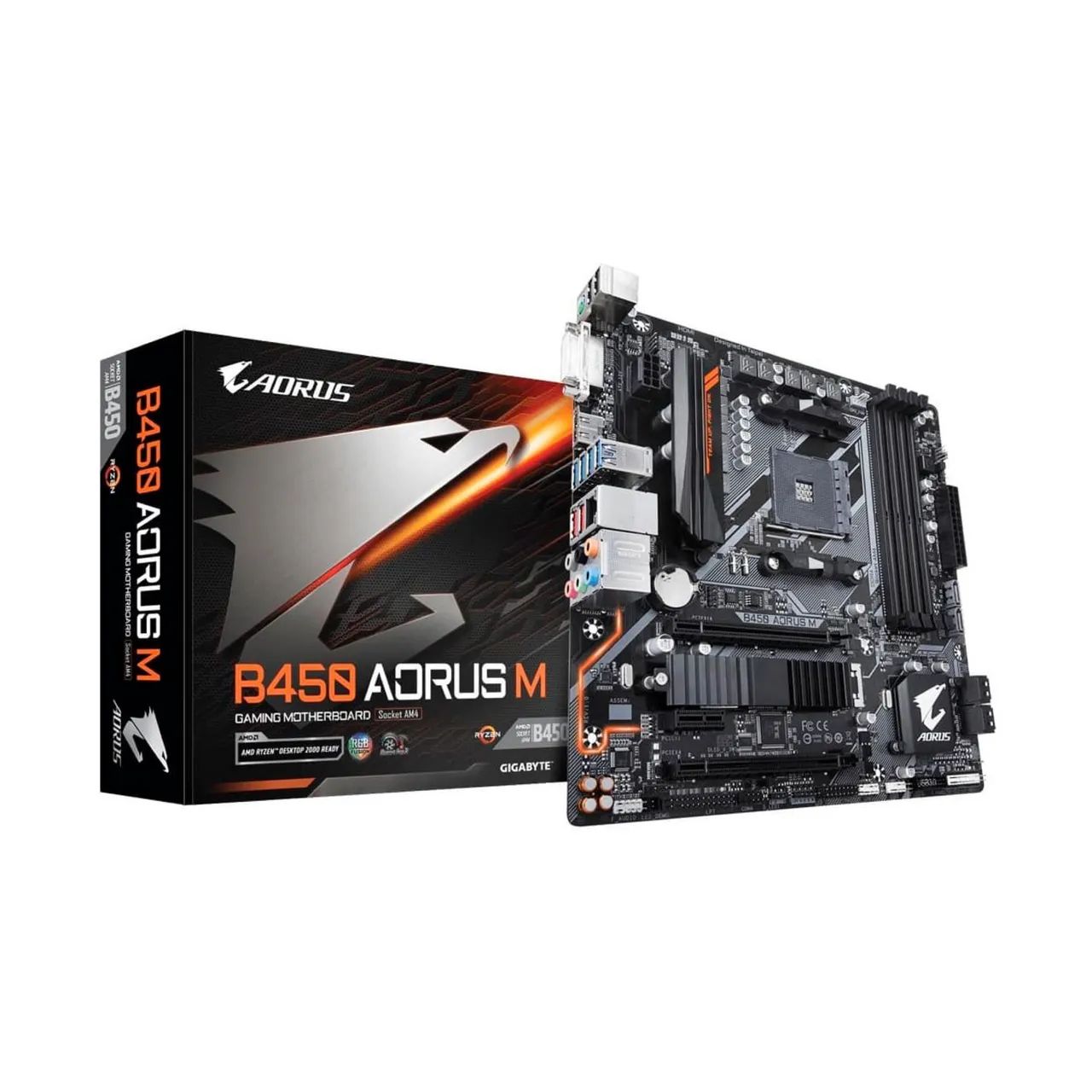 Placa Mãe Aorus B450m 