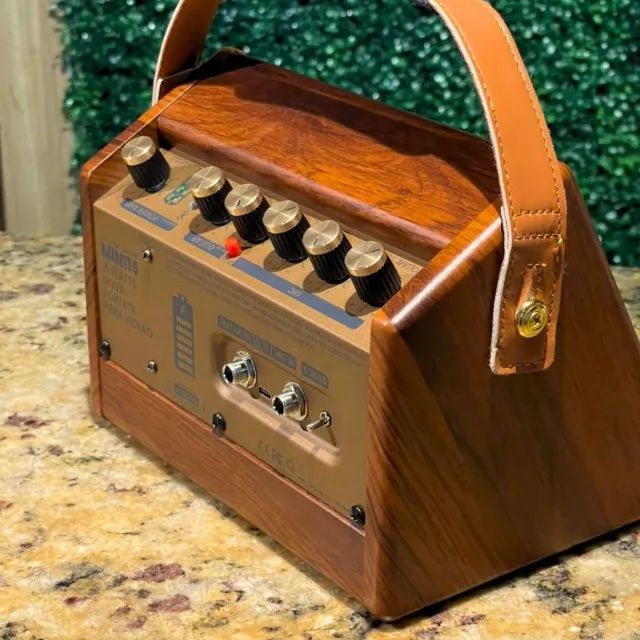 Amplificador para Violão Mini 15 NT Custom Sound com Efeito e Bluetooth - Foto 3