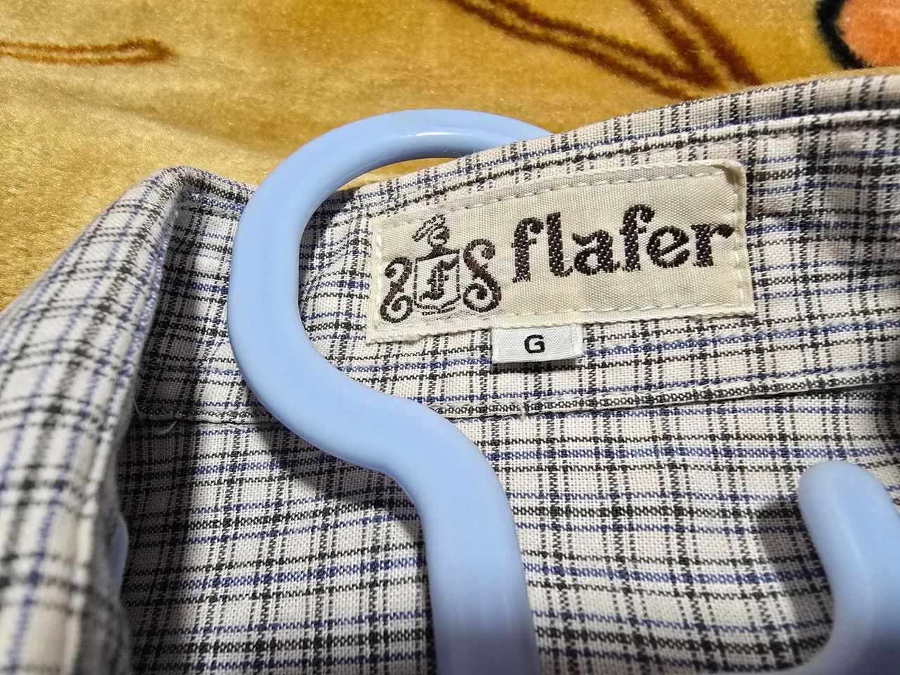Camisa Social Quadriculada Flafer Tamanho G - Foto 3