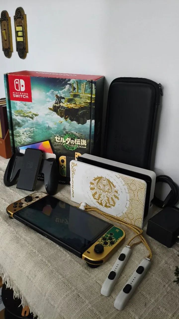 Nintendo Switch OLED versão Zelda Desbloqueado  - Foto 5