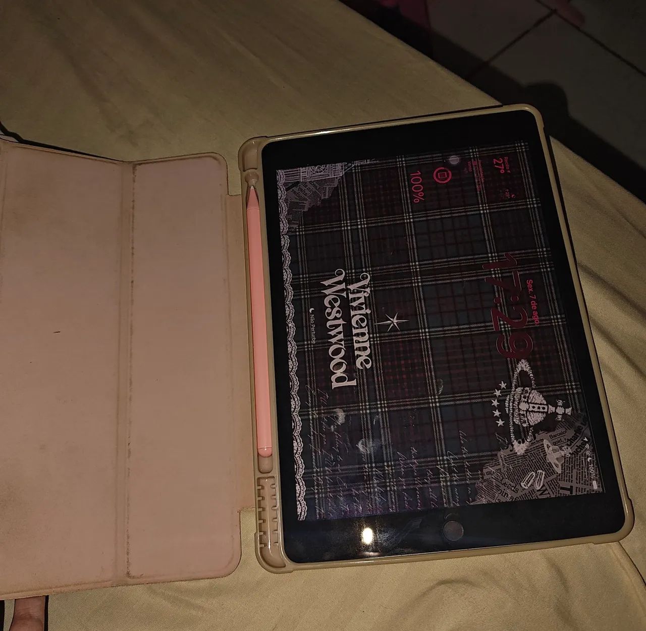 iPad geração 9  64gb, com capa e caneta