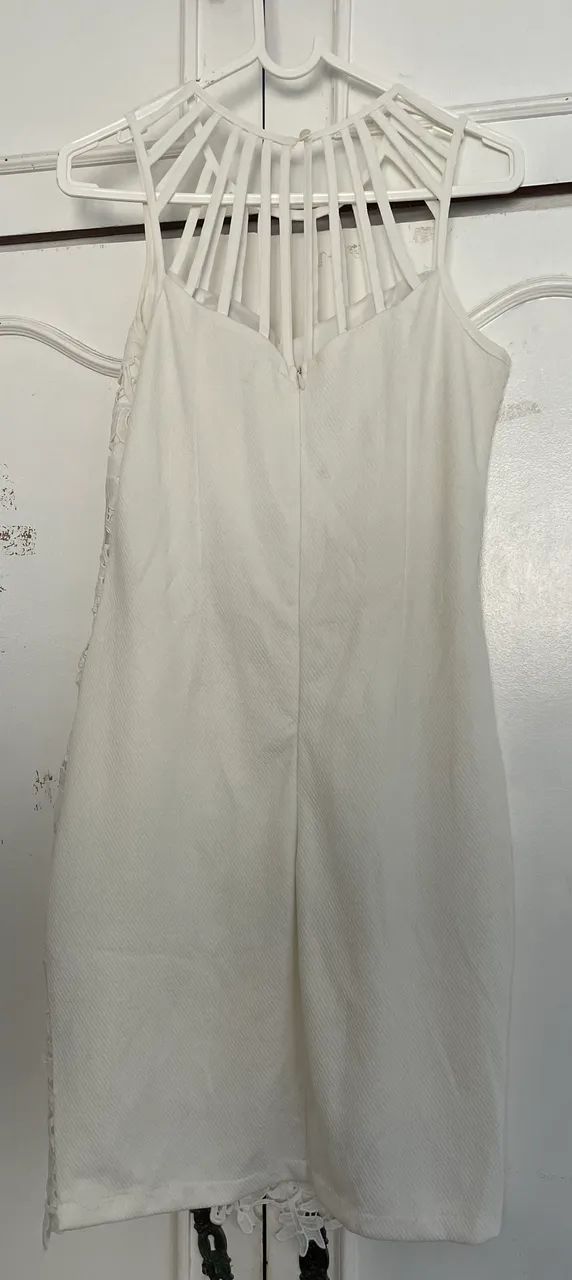 Vestido rendado branco  - Foto 3