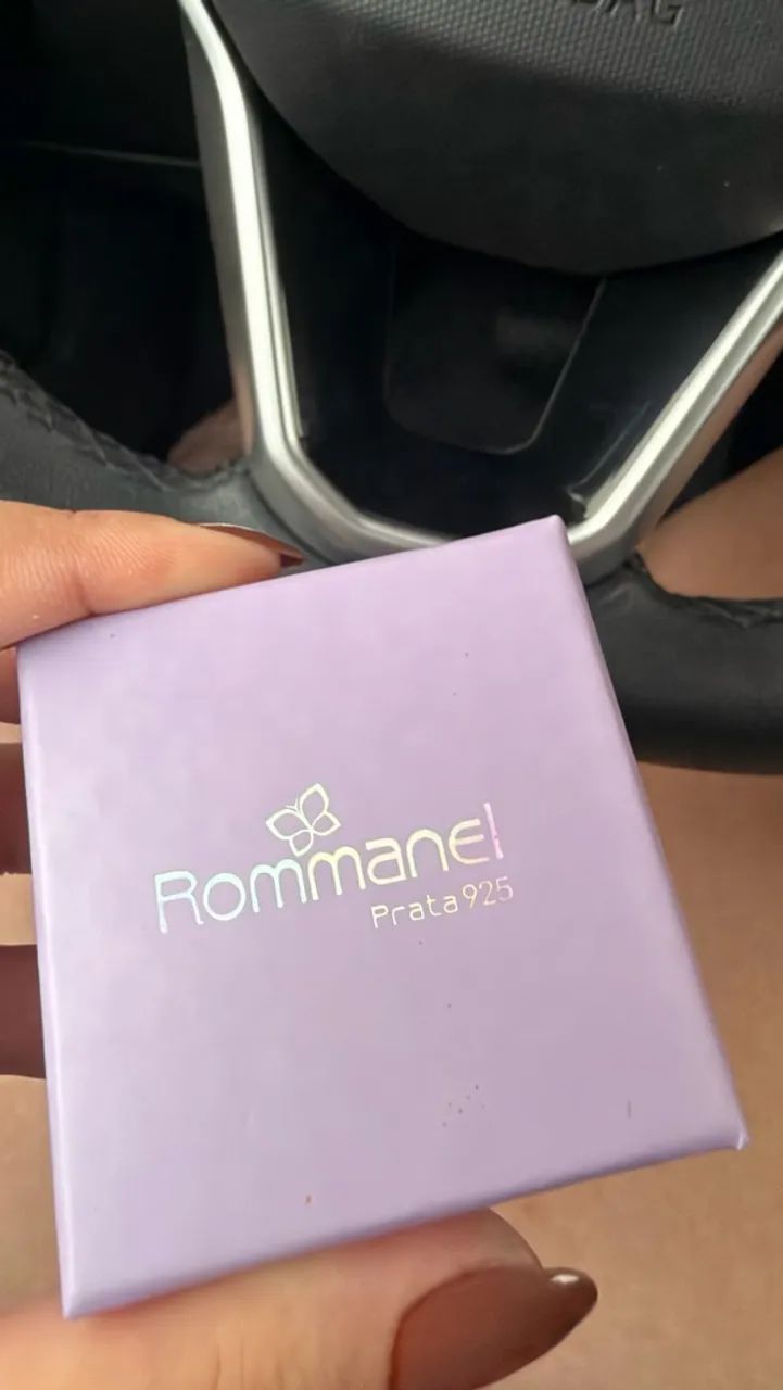 Conjunto de alianças romanel prata 925