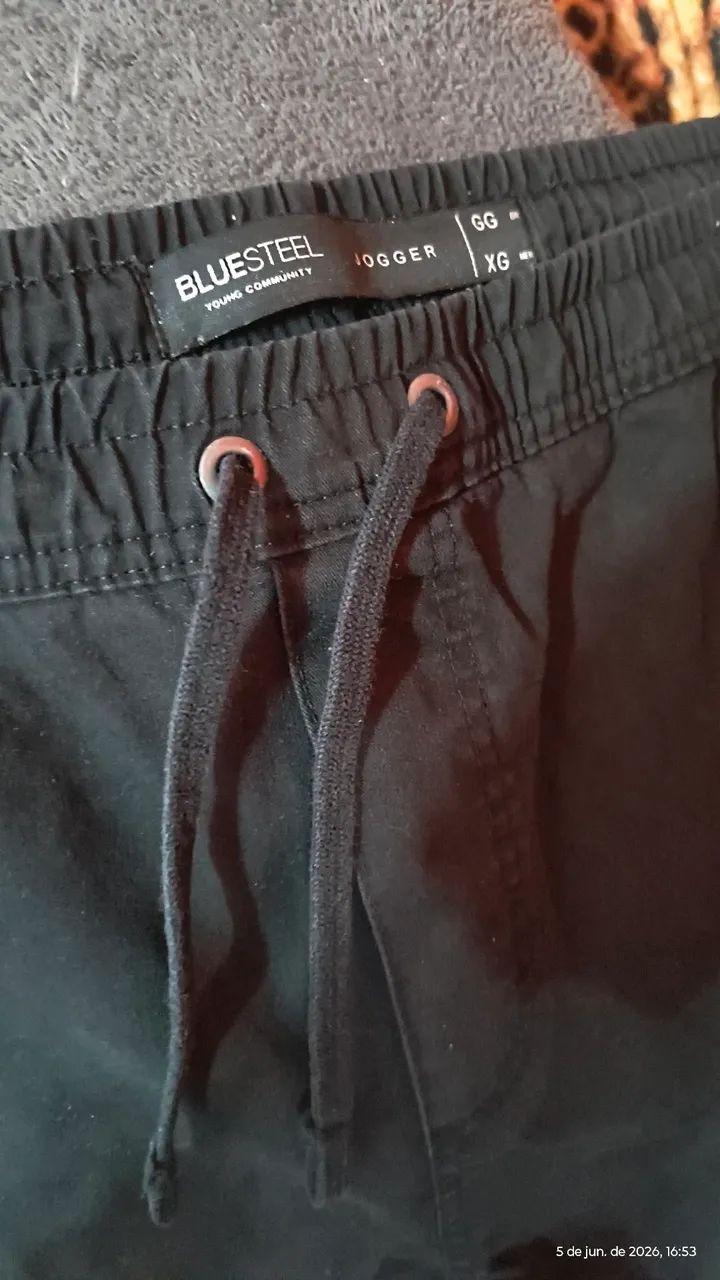 Calça Jogger blursterl GG XG ótimo estado bem larga  - Foto 2