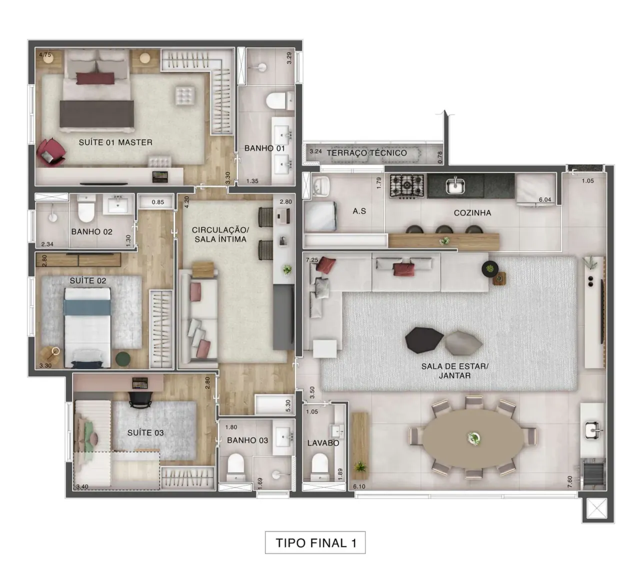PLANTA 130m²