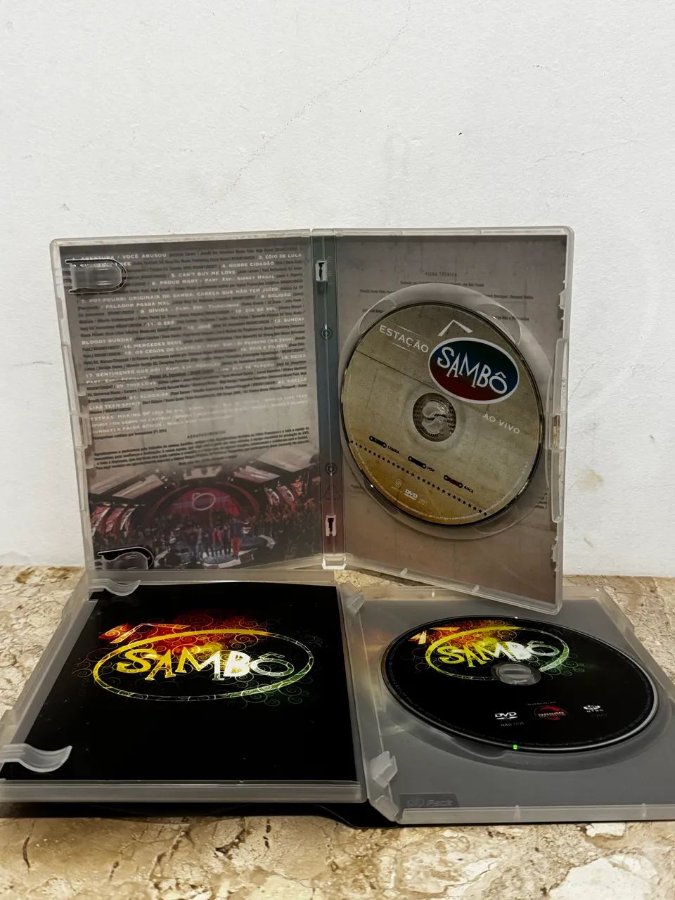 Dvd: Sambo + Estação Ao Vivo - Original Excelente Estado - Foto 2