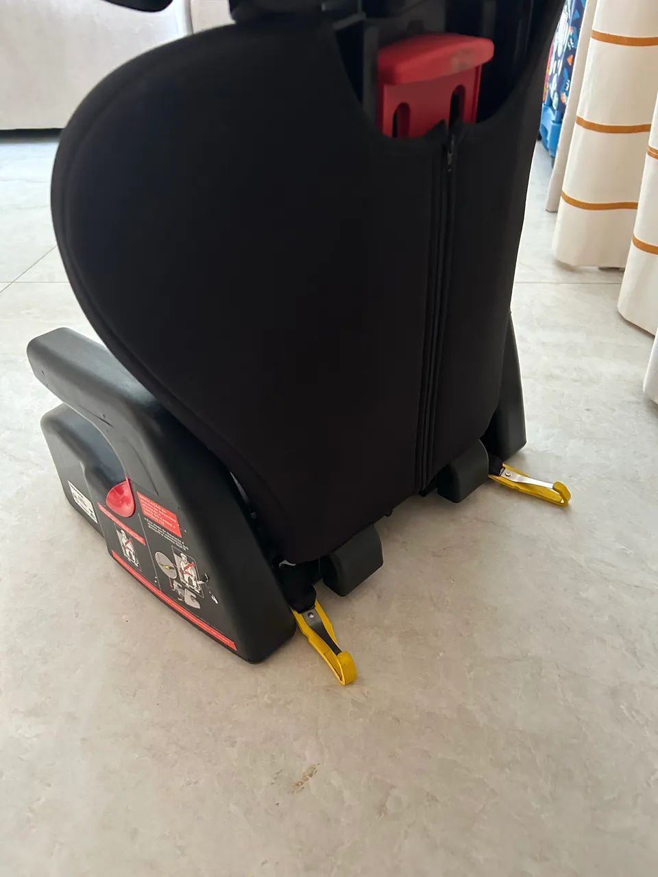 Cadeira para Auto Protege Fix Preta Burigotto - Foto 3