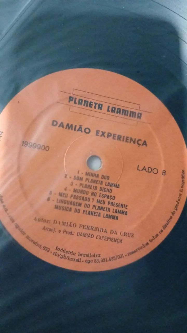 LP DAMIÃO EXPERIENCIA - PLANETA LAMA - 800 RARO - CDs, DVDs etc LP DAMIÃO EXPERIENCIA - PLANETA LAMA - 800 RARO - CDs, DVDs etc