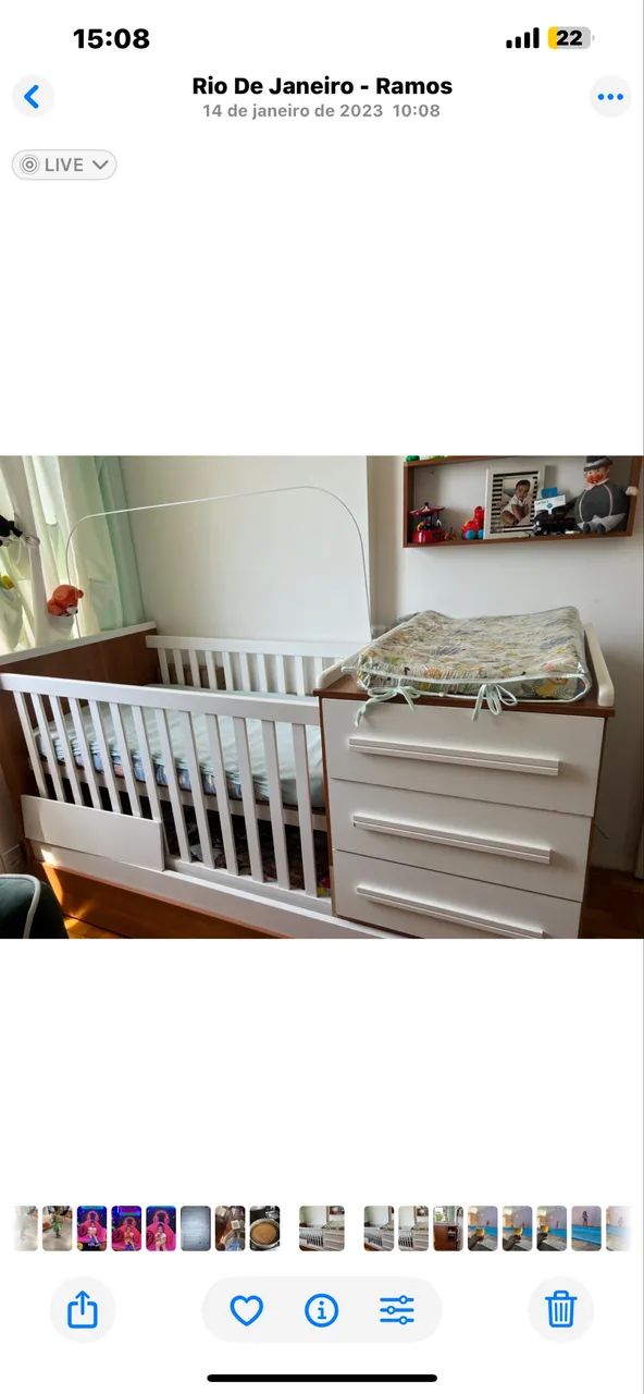 Vendo berço que vira cama - Foto 4