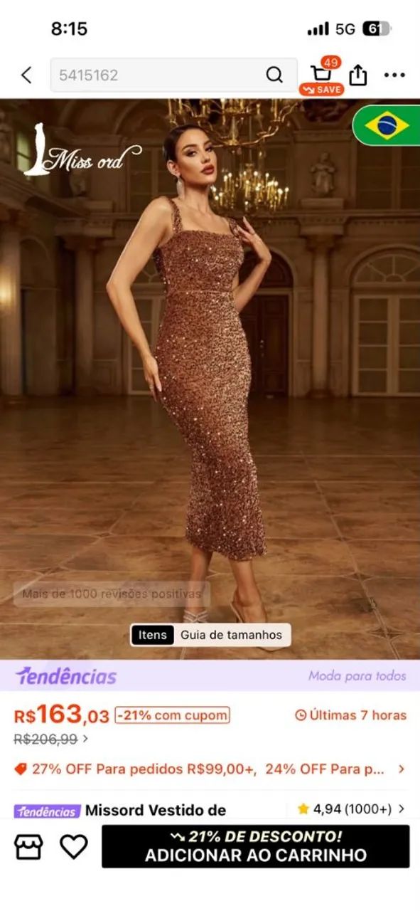 Vestido PP/P perfeito para eventos - Foto 2