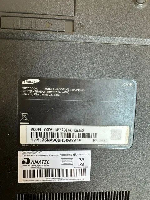 Notebook Samsung i3 5005U (teclado + mouse acompanham de cortesia) - Foto 2