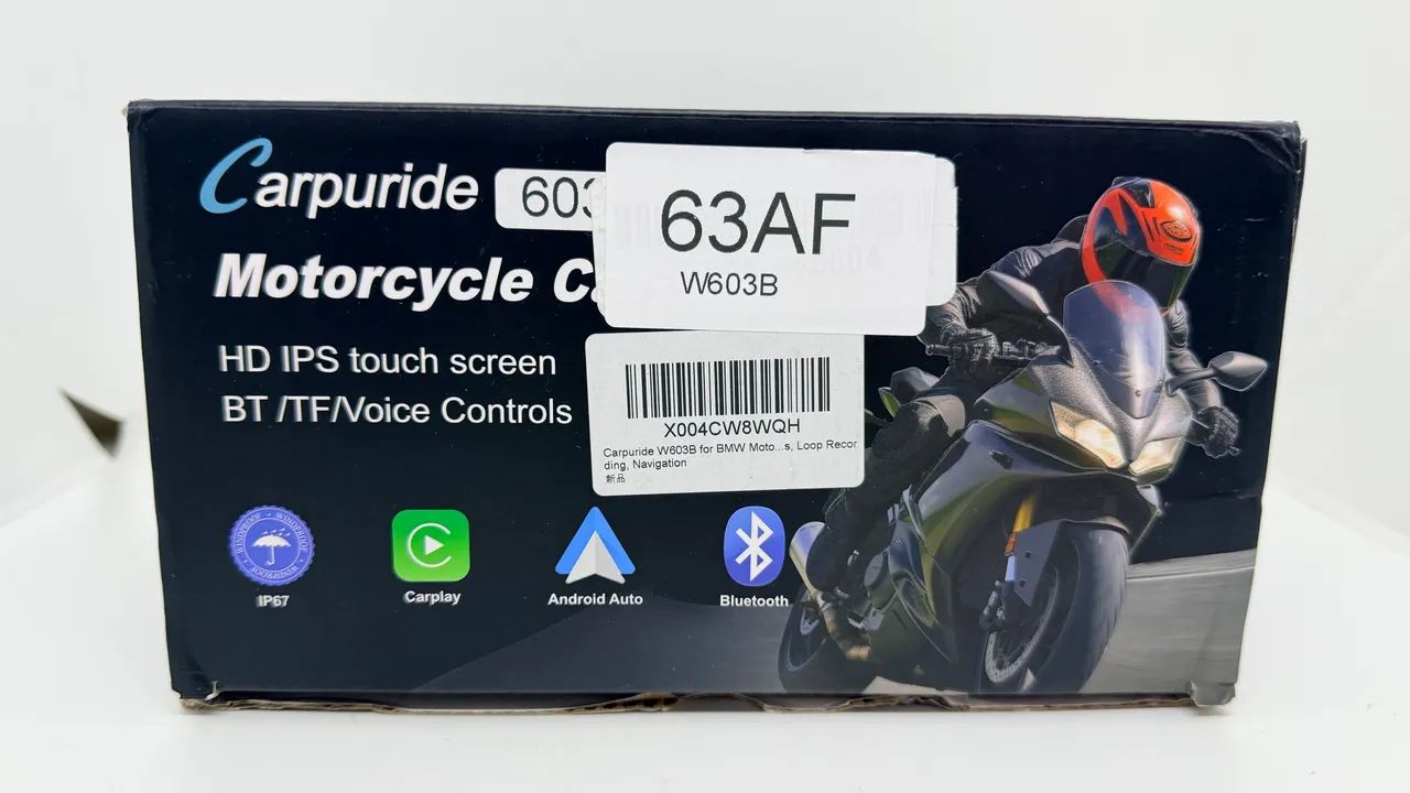 Carpuride W603B multimídia moto BMW Importado EUA