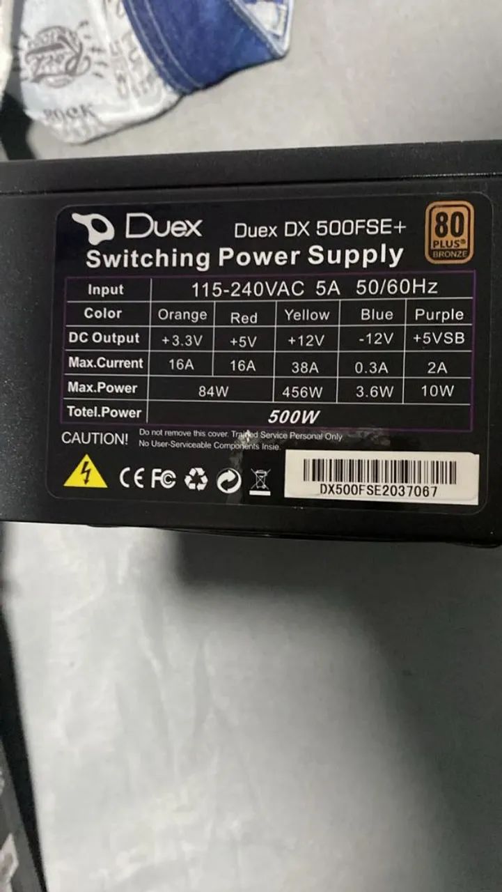 Fonte 500w 80 Plus - Foto 3
