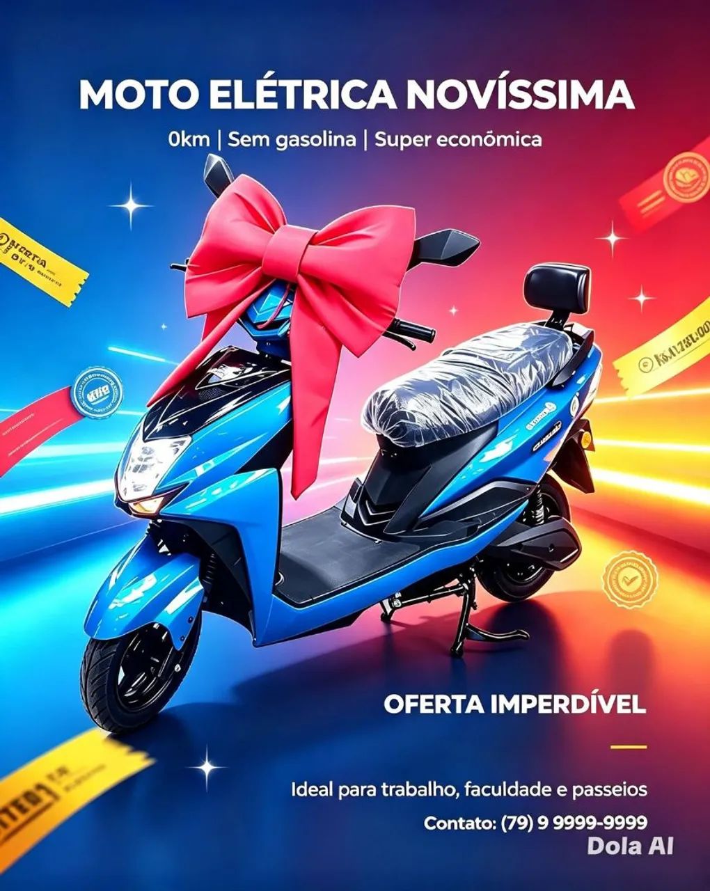 Autopropelido Elétrico Brasflex 72V 20Ah 0km