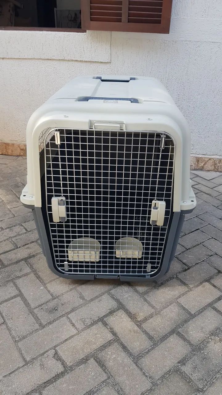 Caixa de transporte Pet Dogfly grande para cachorro. N° 6. Padrão IATA avião.