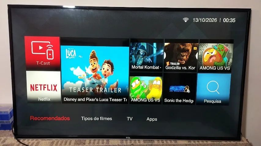 televisão smart 55 polegadas - Foto 2