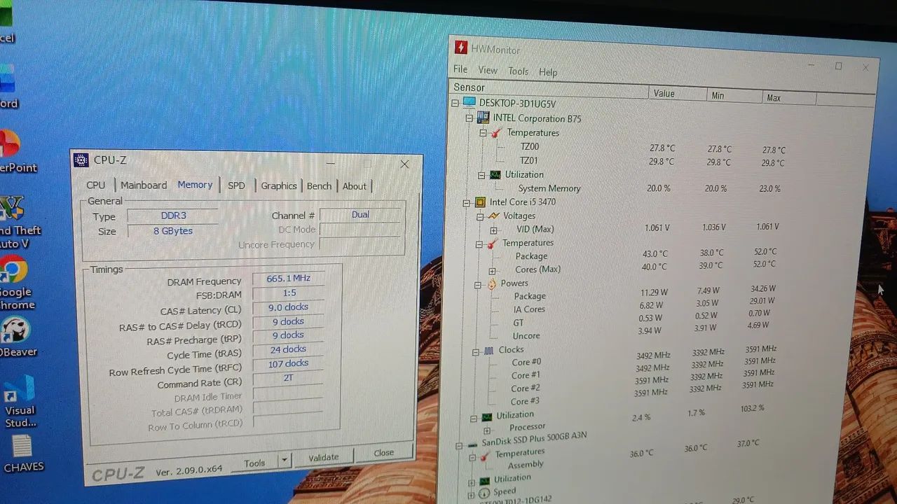 PC Intel i5 3470 completo - Foto 4