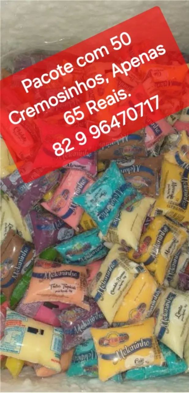 Pacote com 50 cremosinhos apenas 65 reais - Foto 3