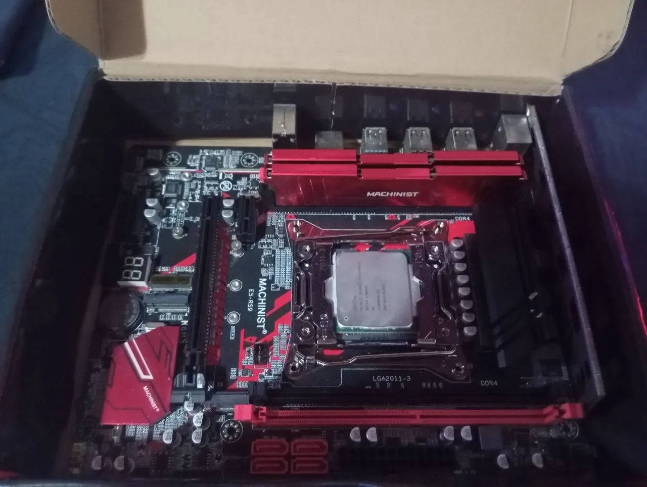 Kit placa mãe X99 E5-Rs9 gamer intel com processador Intel xeon E5 2670 v3 - Foto 4