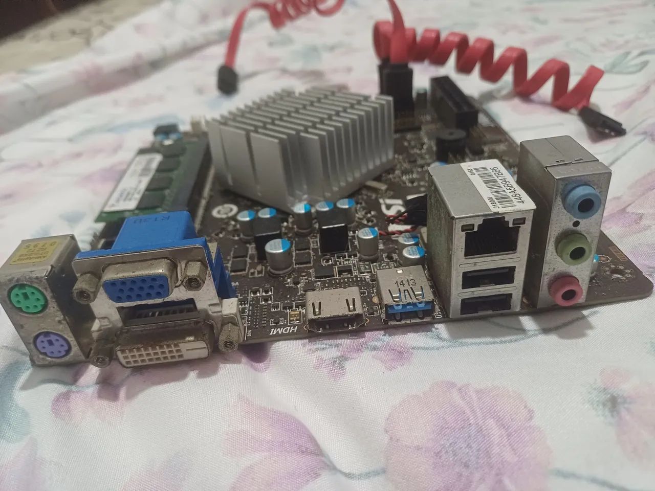 Kit placa mae Asus msi j1800l itx - Foto 2