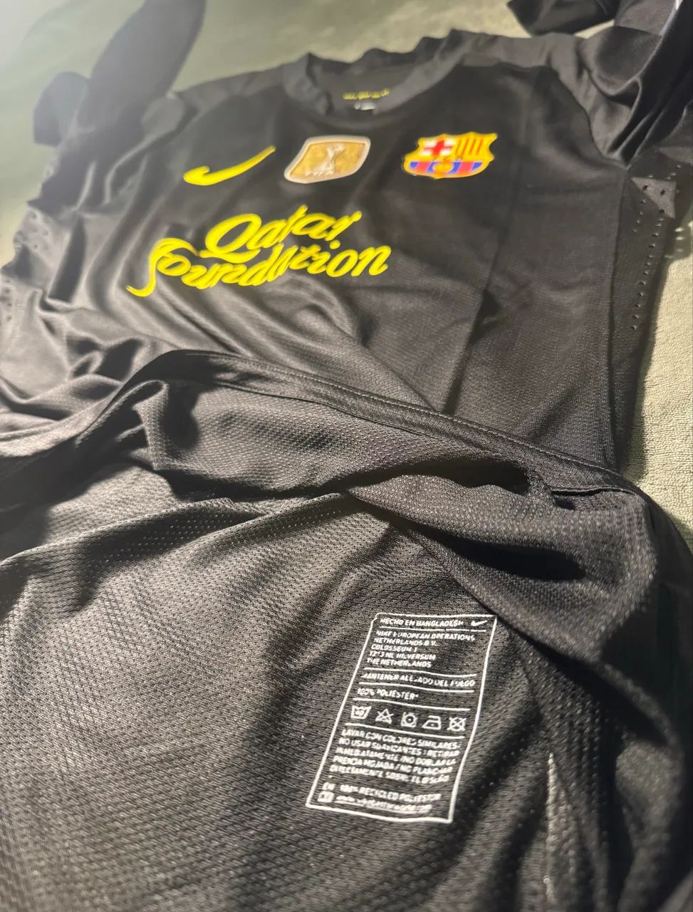 Camisa Barcelona 2012 - De jogo manga longa - Messi - Foto 4
