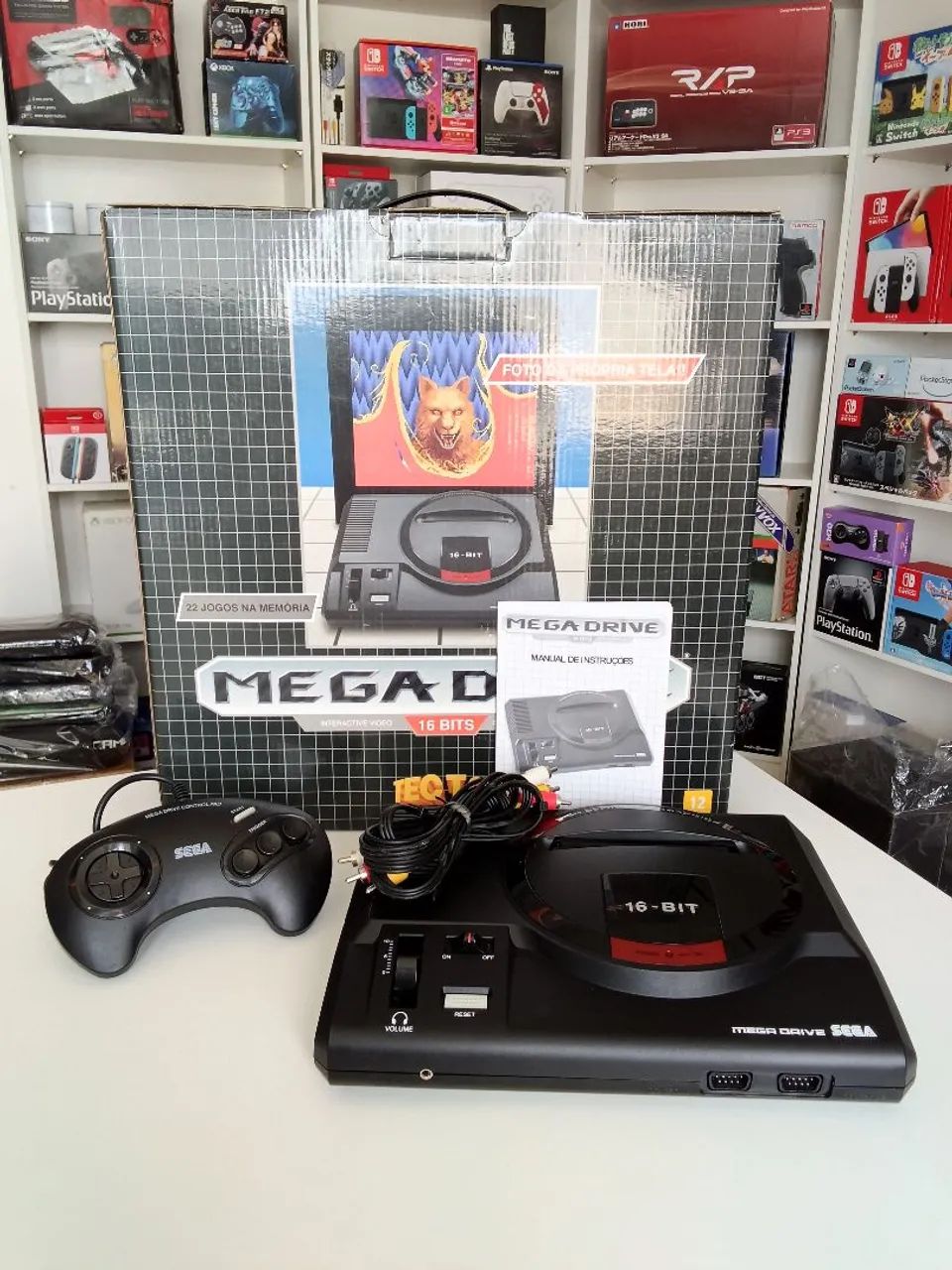 Vendo Console Mega Drive Tectoy 2017 Semi novo - Foto 3
