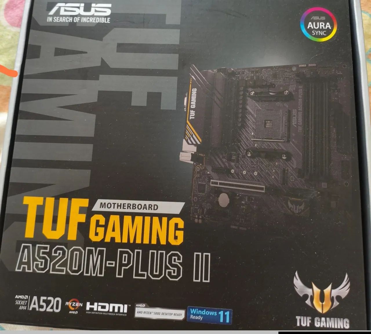 Placa-Mãe ASUS TUF Gaming A520M-Plus ll ( LACRADA ) - Foto 2