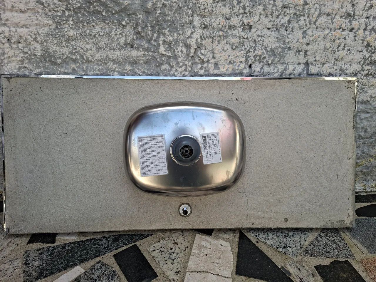 Tampo de pia de inox - Foto 5