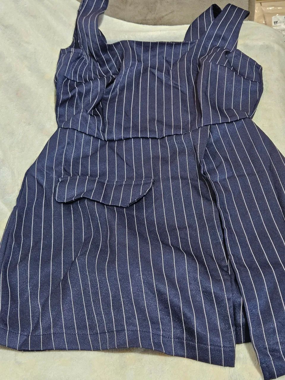Vestido Midi Listrado