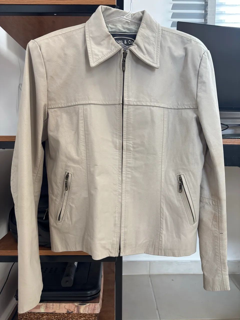 Jaqueta de couro legítimo G unisex  - Foto 2